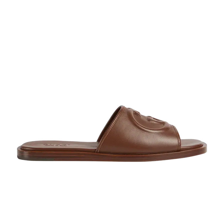 

Кроссовки Gucci Slide Sandal, коричневый