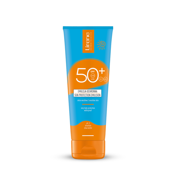 

Увлажняющая эмульсия с spf50+, 120 мл Lirene Sun