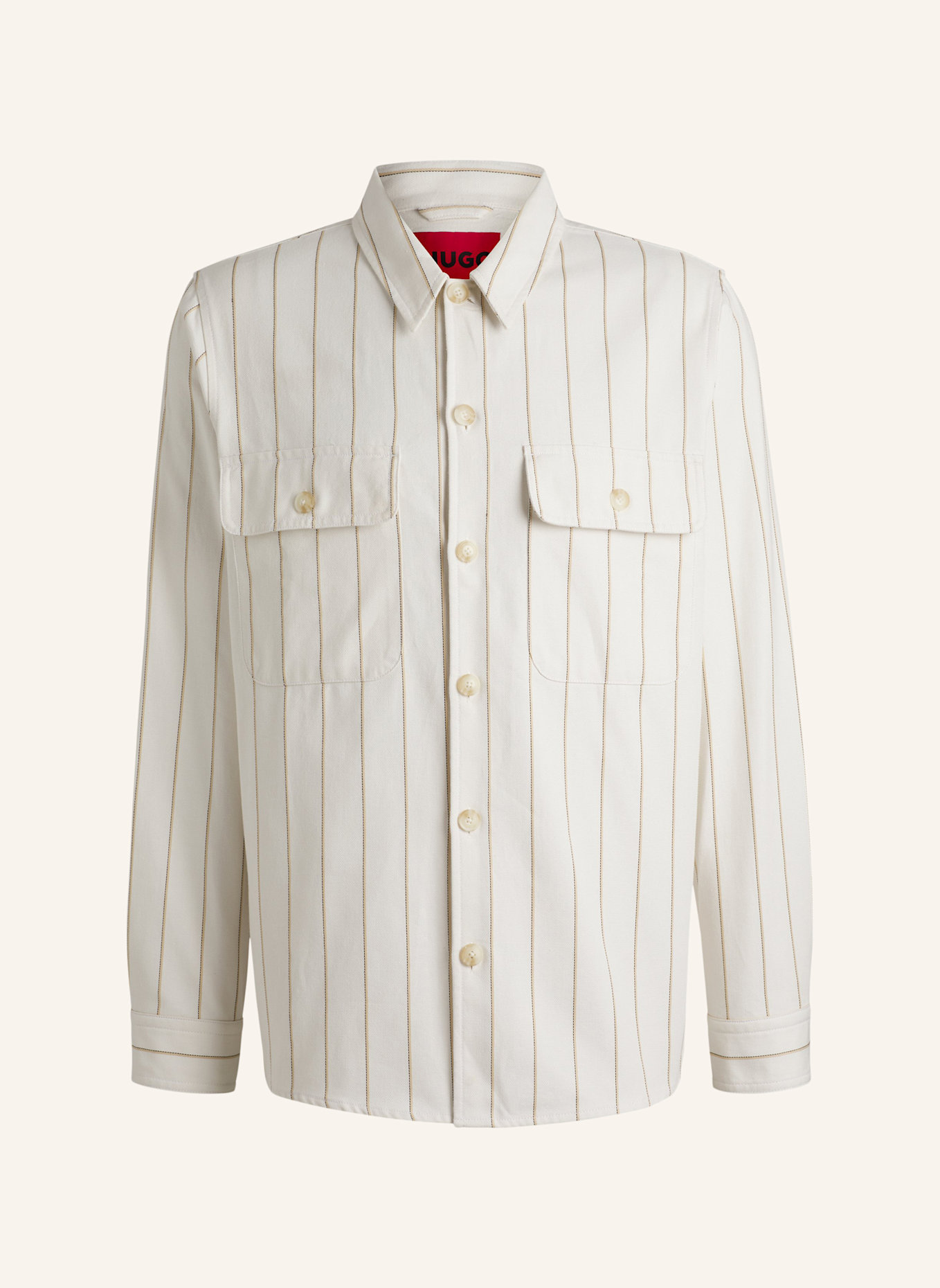 

Повседневная рубашка ernius oversize fit Hugo, белый