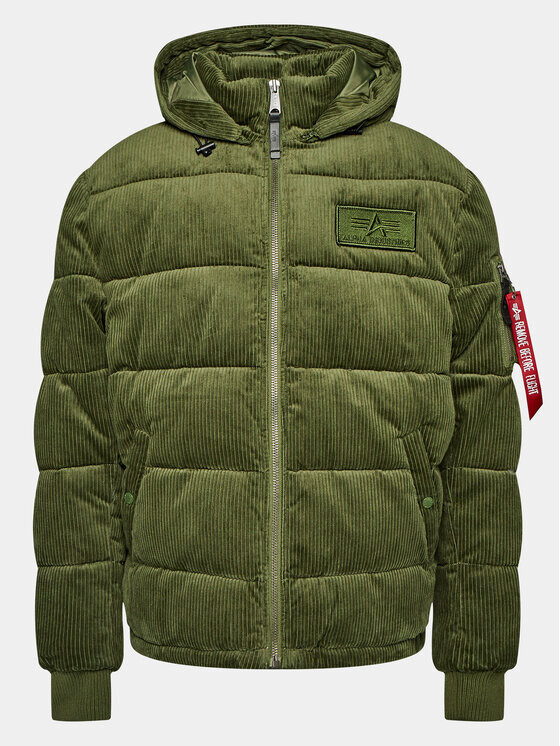 

Пуховик стандартного кроя Alpha Industries, зеленый