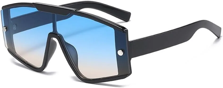 

Солнцезащитные очки с поляризацией в крупной оправе, цельные, с защитой от ультрафиолета UV400, для активного отдыха на открытом воздухе HDUBFY, C3 Black Blue Yellow