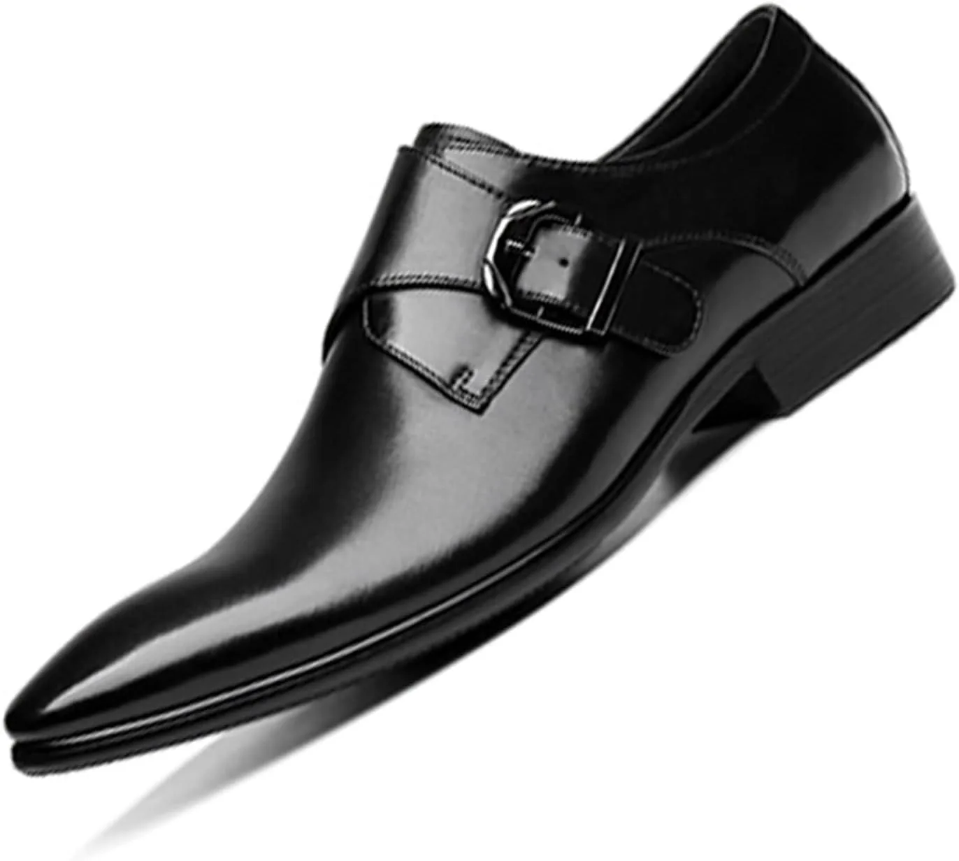 

Мужские туфли классические черные Бизнес туфли Формальные свадебные туфли Противоскользящие рабочие дерби оксфорды KYOESCAI, черный