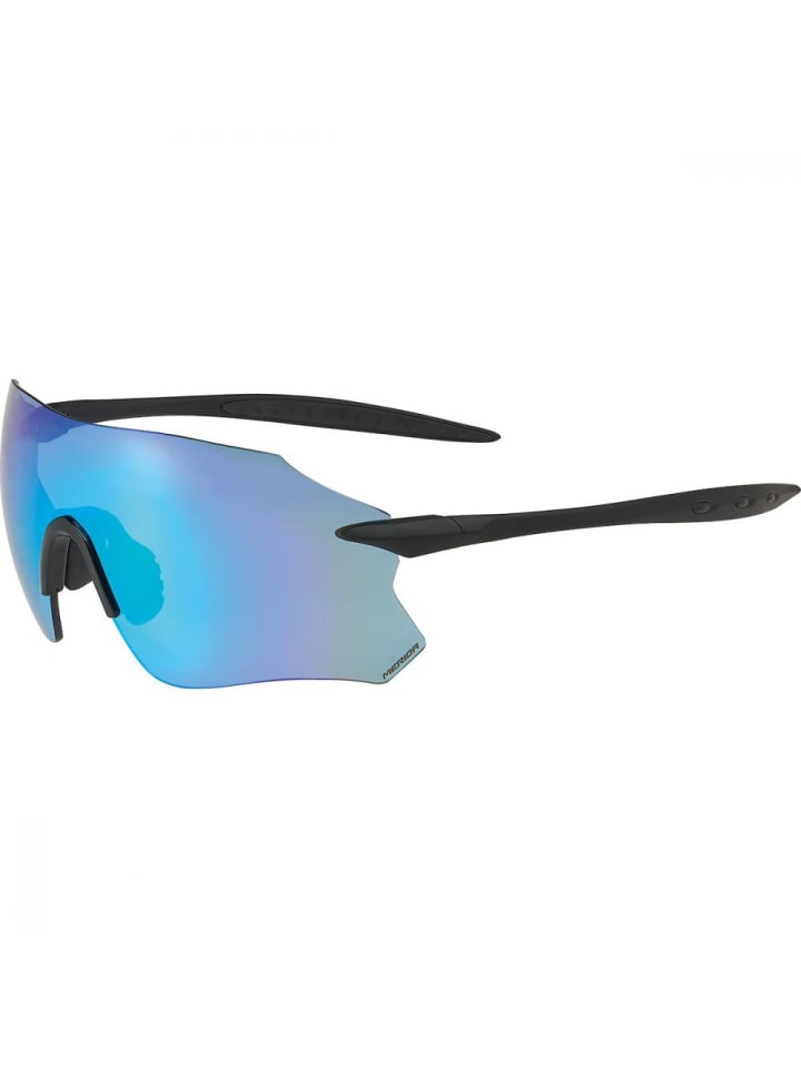 

Merida Солнцезащитные очки без оправы, черные, с синими линзами