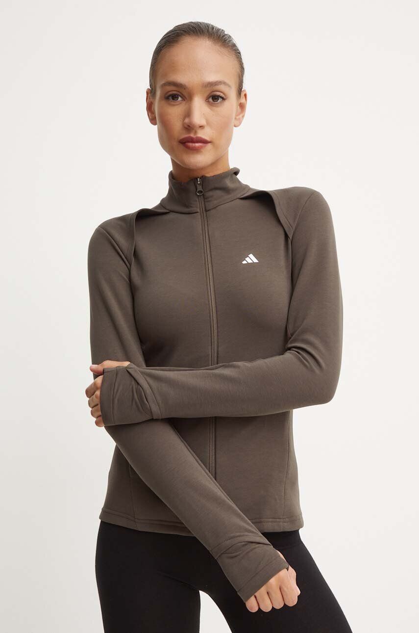

Трекинговая толстовка adidas Performance, зеленый