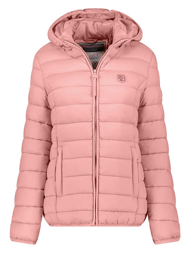 

Стеганая куртка Geographical Norway Steppjacke, розовый