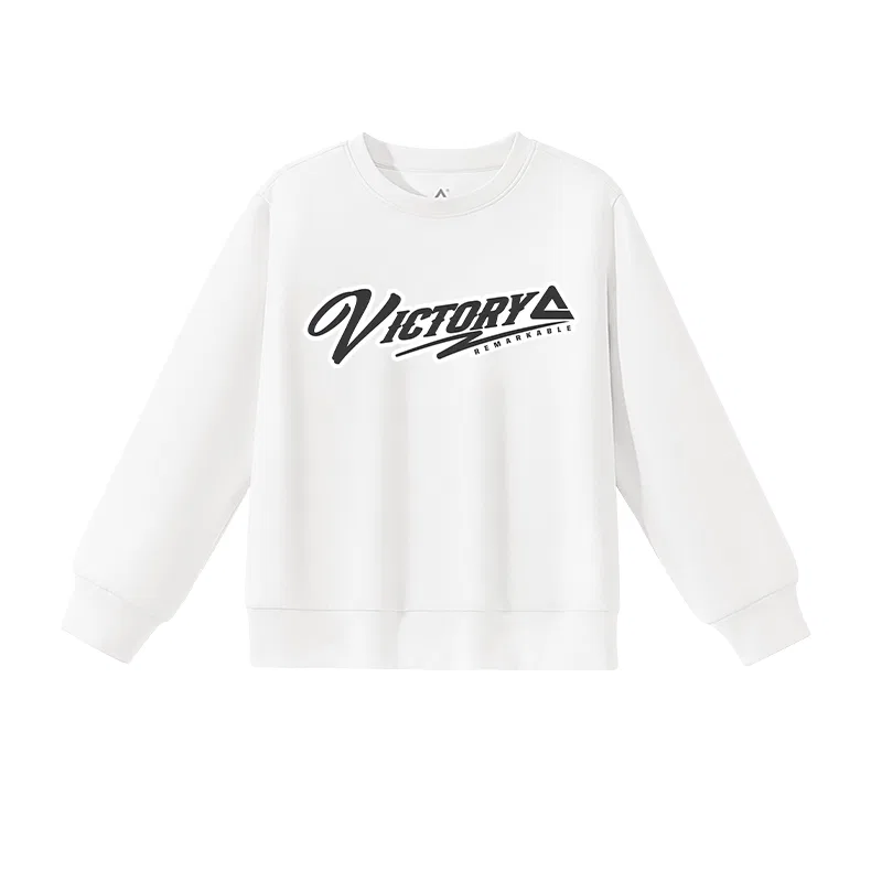 Детский свитшот с круглым вырезом PEAK White/PK Victory