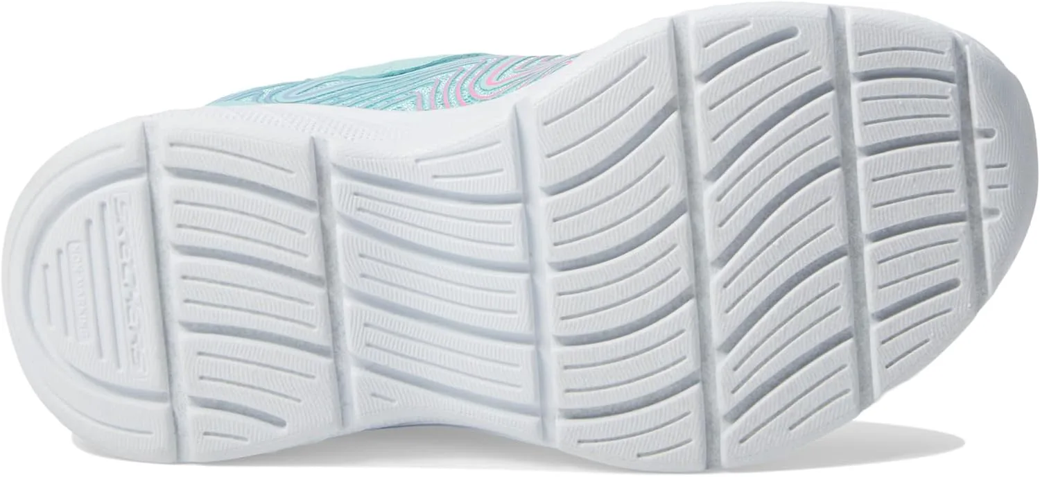 Детские кроссовки Skechers Microspec Plus-Swirl Sweet, розовый — фото 3