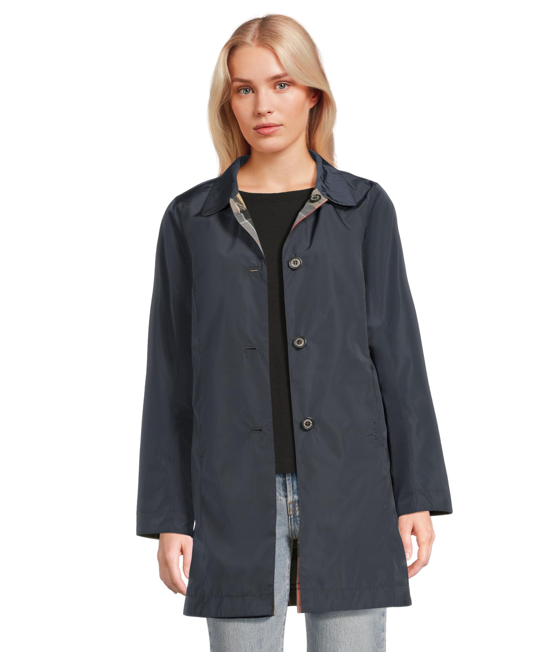 

Куртка Barbour Barbour Babbity Showerproof Jacket, цвет Navy/Dress Tartan