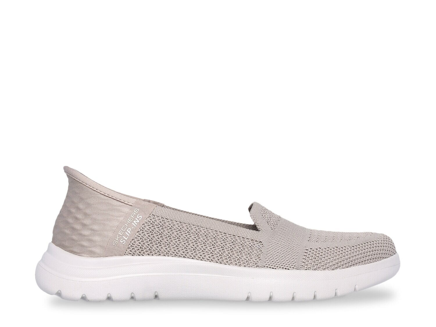 Слипоны Skechers On the Go Flex Serene, серо-коричневый — фото 3