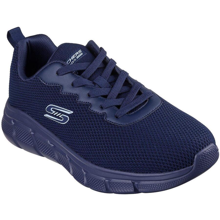 Кроссовки Skechers Bobs B Flex — Chill, синие, мужские — фото 3