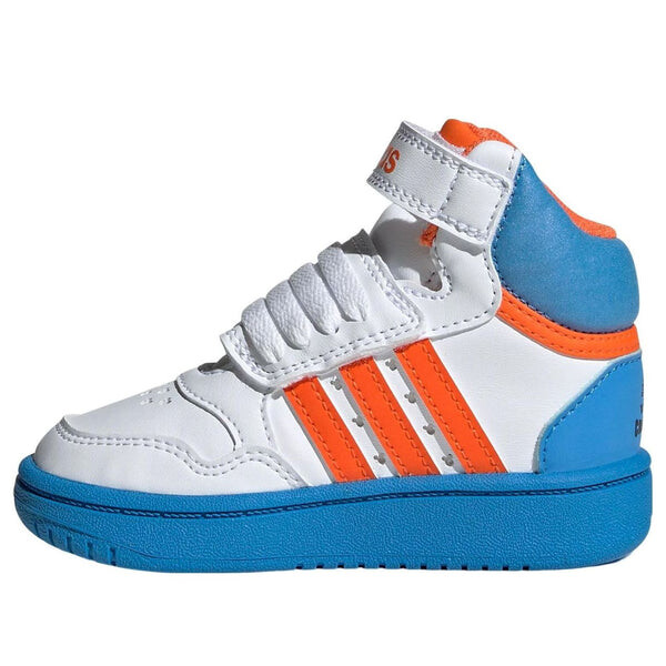 

Кроссовки x mickey mid hoops shoes Adidas, белый