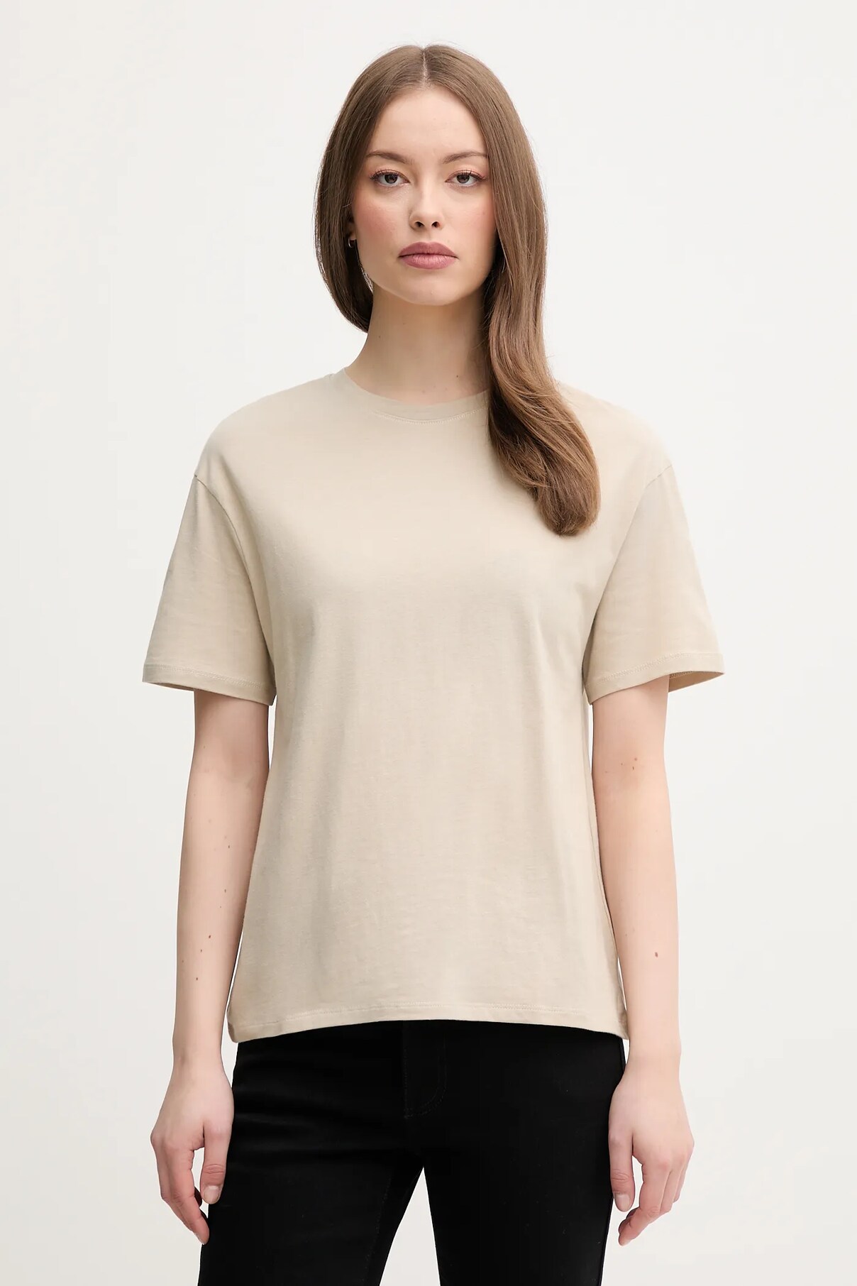 

Футболка из хлопка United Colors Of Benetton, бежевый