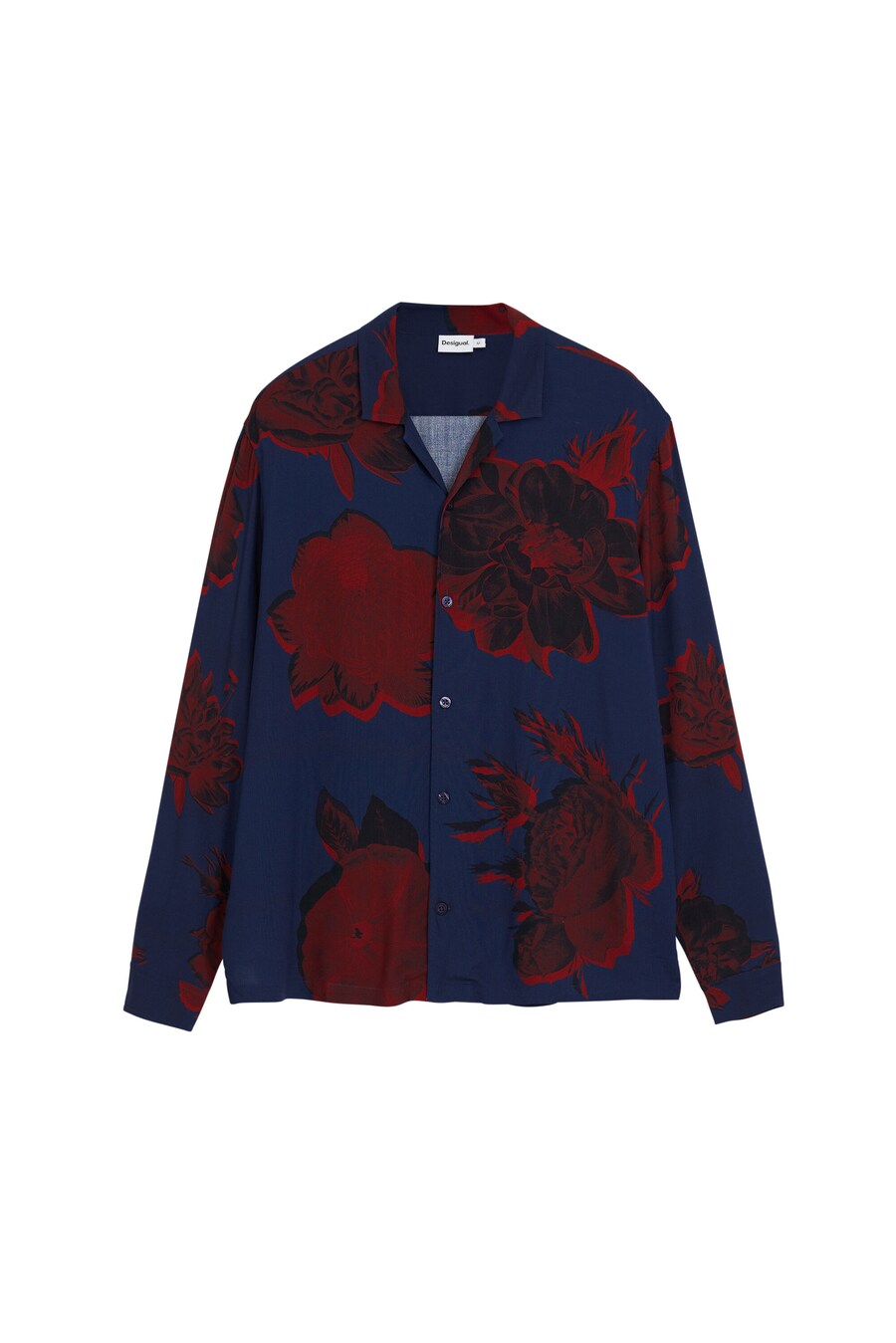 

Повседневная рубашка Desigual Regular fit Button Up Shirt, цвет blue/red