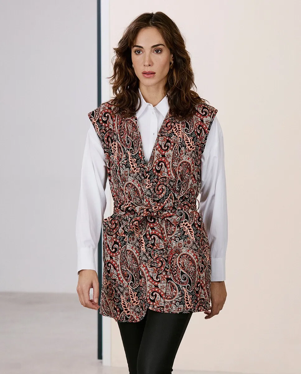 

Женское платье-жилет миди Vero Moda, бордовый