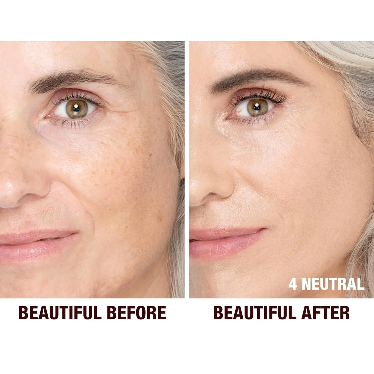Charlotte Tilbury Beautiful Skin тональный крем среднего покрытия с увлажняющим эффектом - жидкая косметика для сияния, увлажнения и ухода за кожей, 04 Neutral - Fair with neutral undertones — фото 2