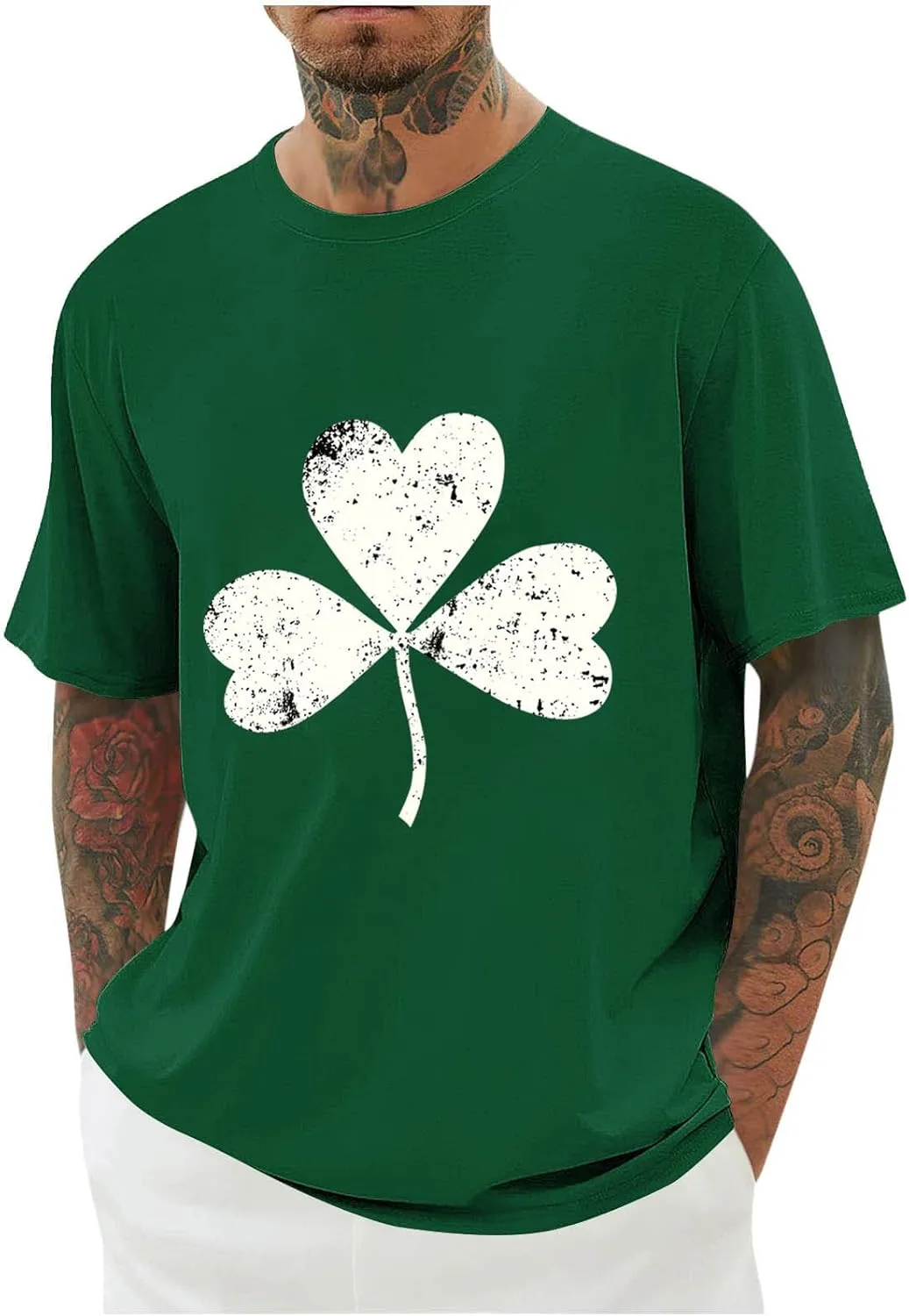 

Мужская футболка St Patricks Day с принтом в виде трилистника