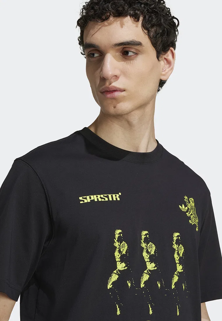 Футболка, серия Trefoil, Regular, Adidas, черный — фото 3
