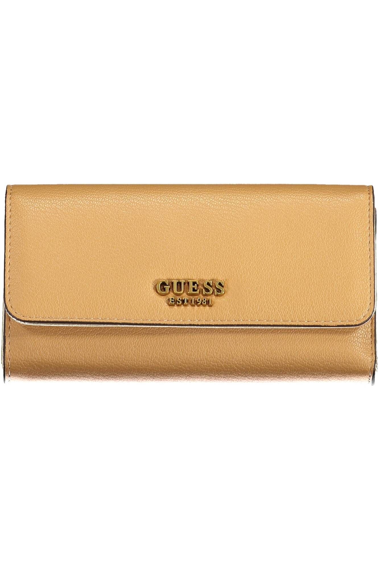 

Женский кошелек из бежевого полиуретана Guess Shoes
