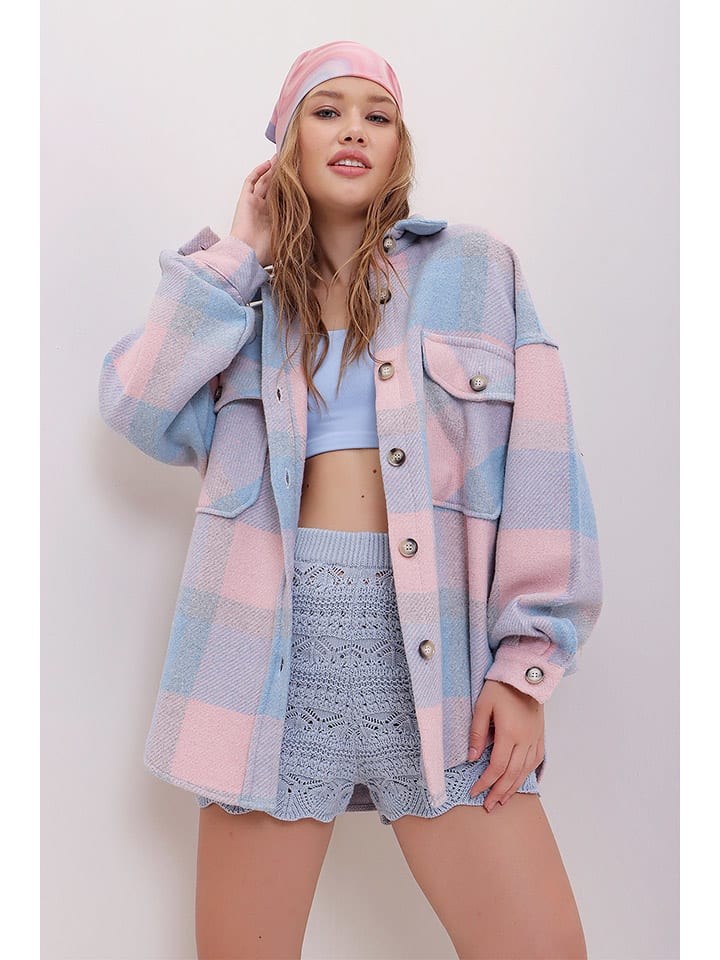 

Куртка Trend Alacati Hemdjacke, цвет Hellblau/Rosa