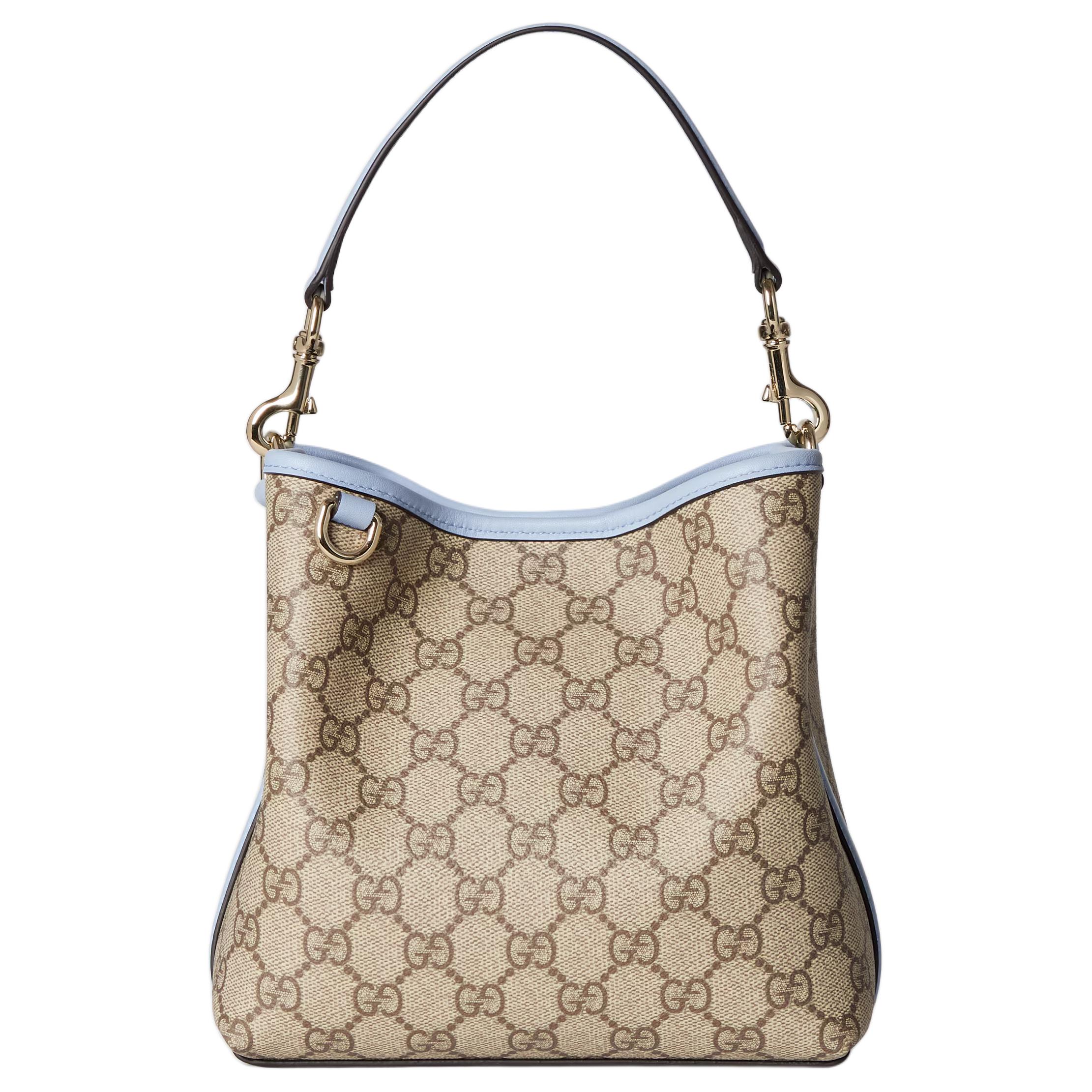

GUCCI Сумка-ведро из ткани с покрытием GG Emblem на одно плечо