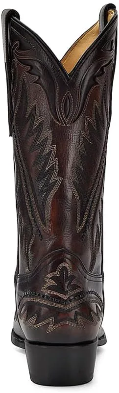 

Мужские западные сапоги с вышивкой и тканой вставкой Corral Boots, коричневый