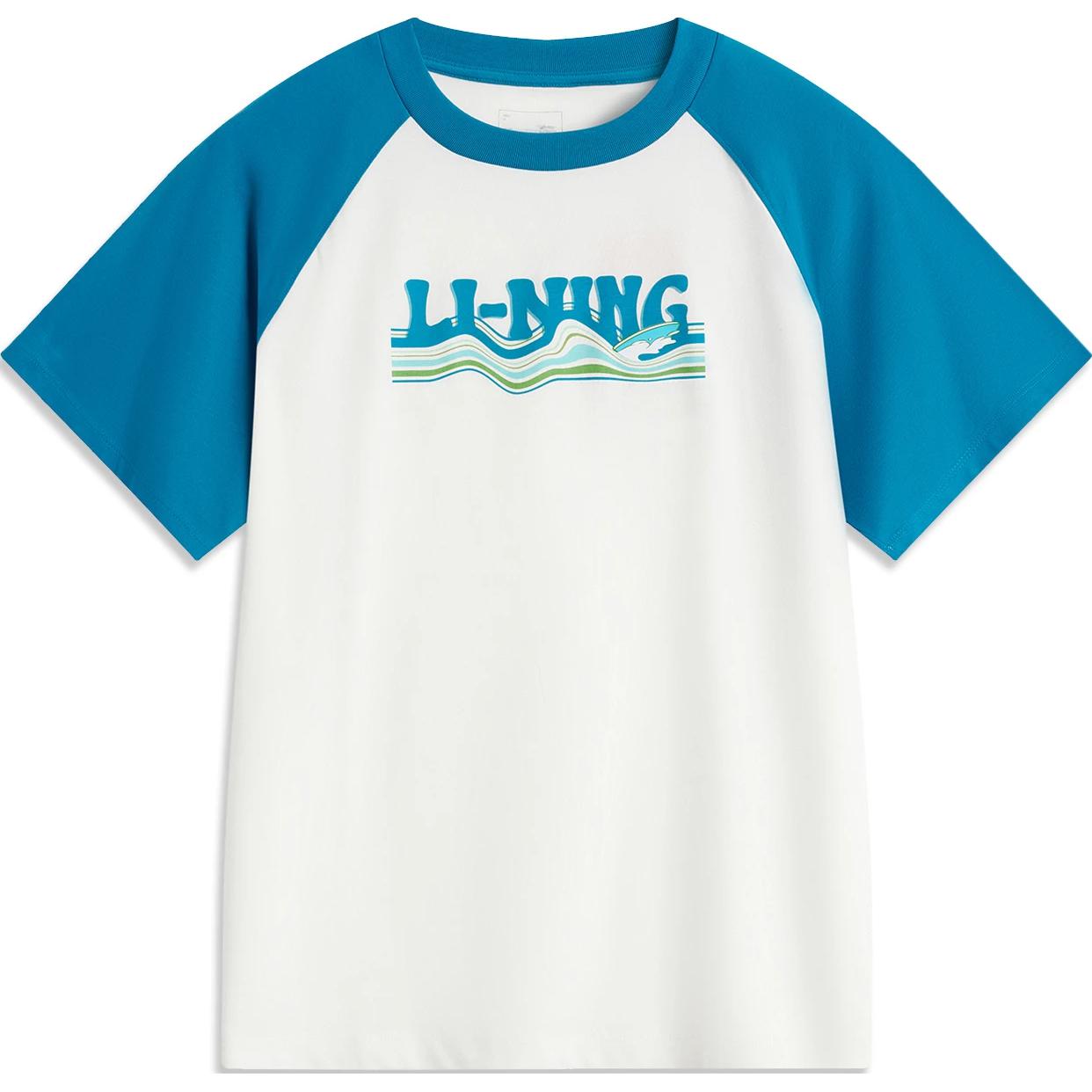 

LINING Футболка Women's Ivory Cosmic Blue, Синий, LINING Футболка Women's Ivory Cosmic Blue