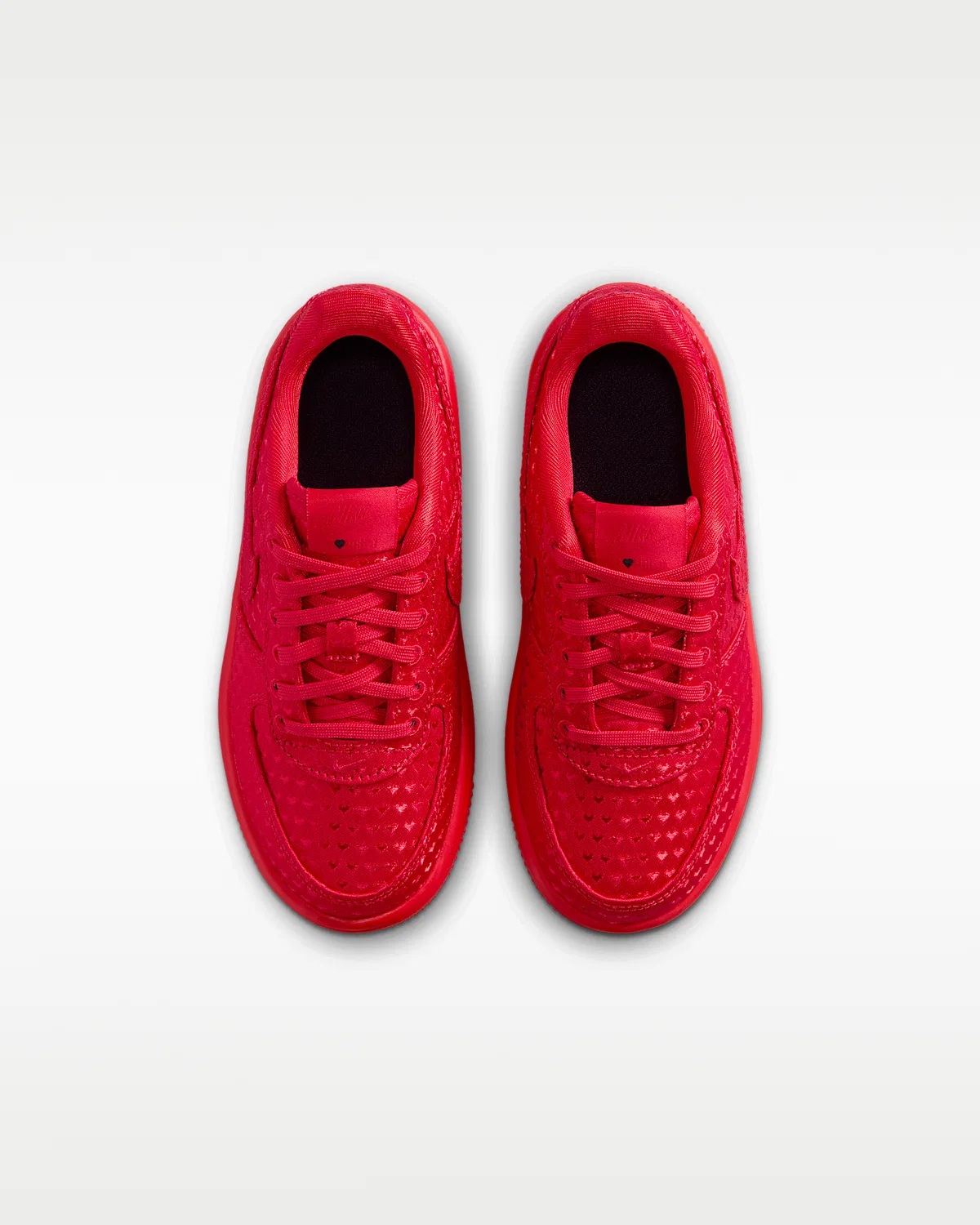 Детские кроссовки Nike Force 1 Low V Lace, University Red/Black/University Red — фото 4