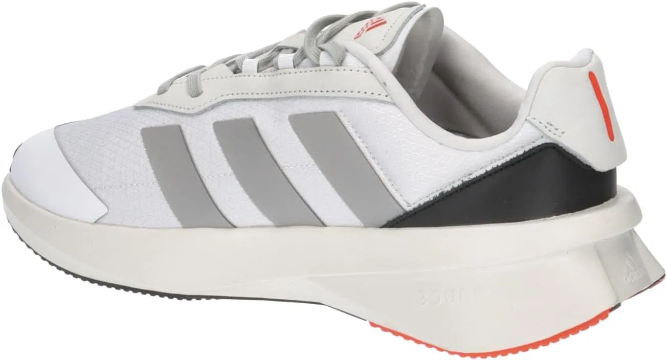 Кроссовки Adidas Unisex Heawyn Low (не для футбола), Ftwr White Grey Two Solar Red — фото 3