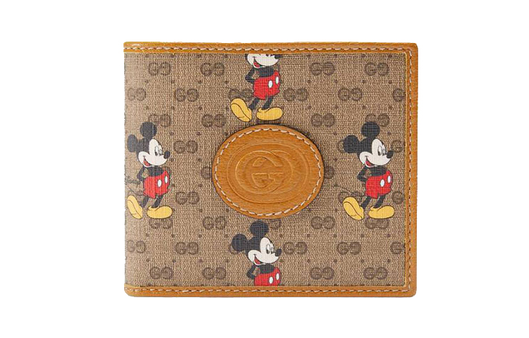 

Disney, Collaboration GG Supreme Canvas с кожаным кошельком Regular мужской Ebony/Brown GUCCI, Shopping Bag Set(Set+Shopping Bag)