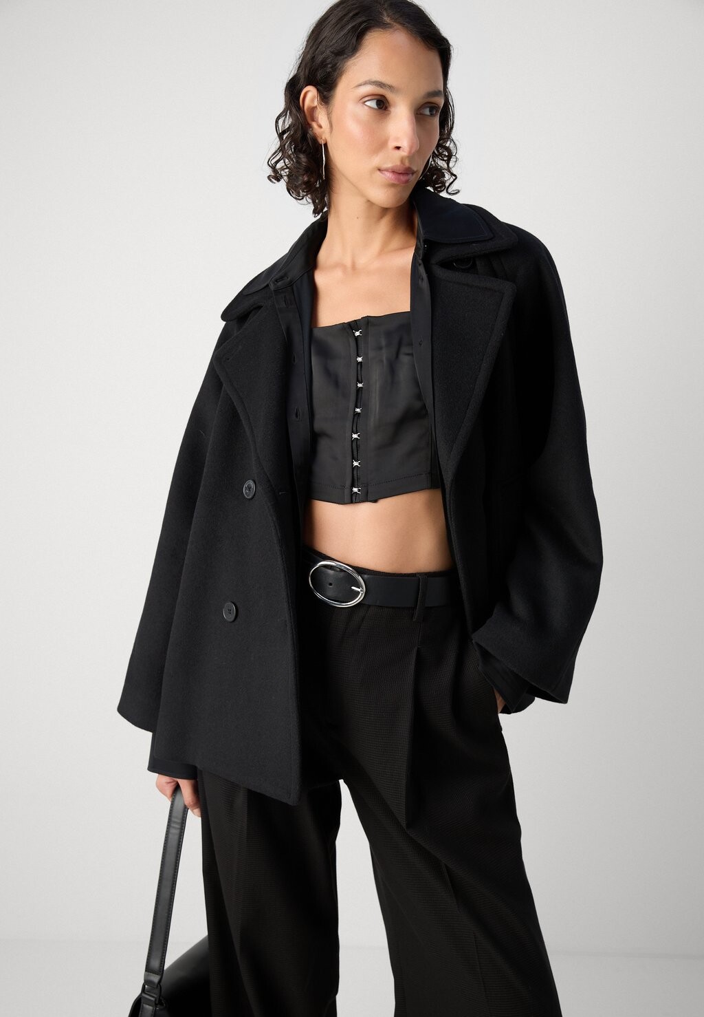 

Демисезонная куртка DOUBLE BREASTED LAPEL COLLAR WELT POCKETS Marc O'Polo, черный