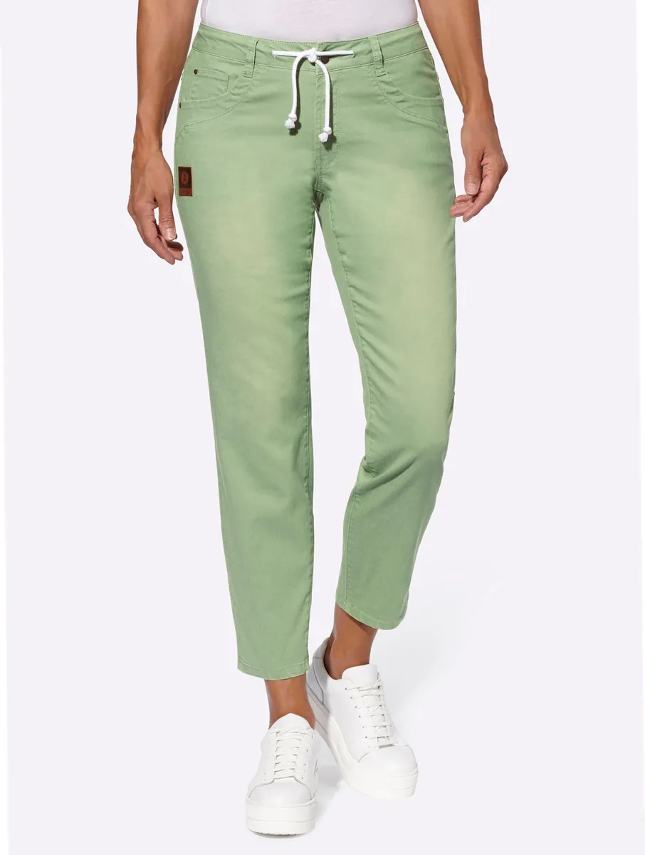 

Джинсы с 5 карманами в стиле casual Looks (1 шт.), цвет Eucalyptus