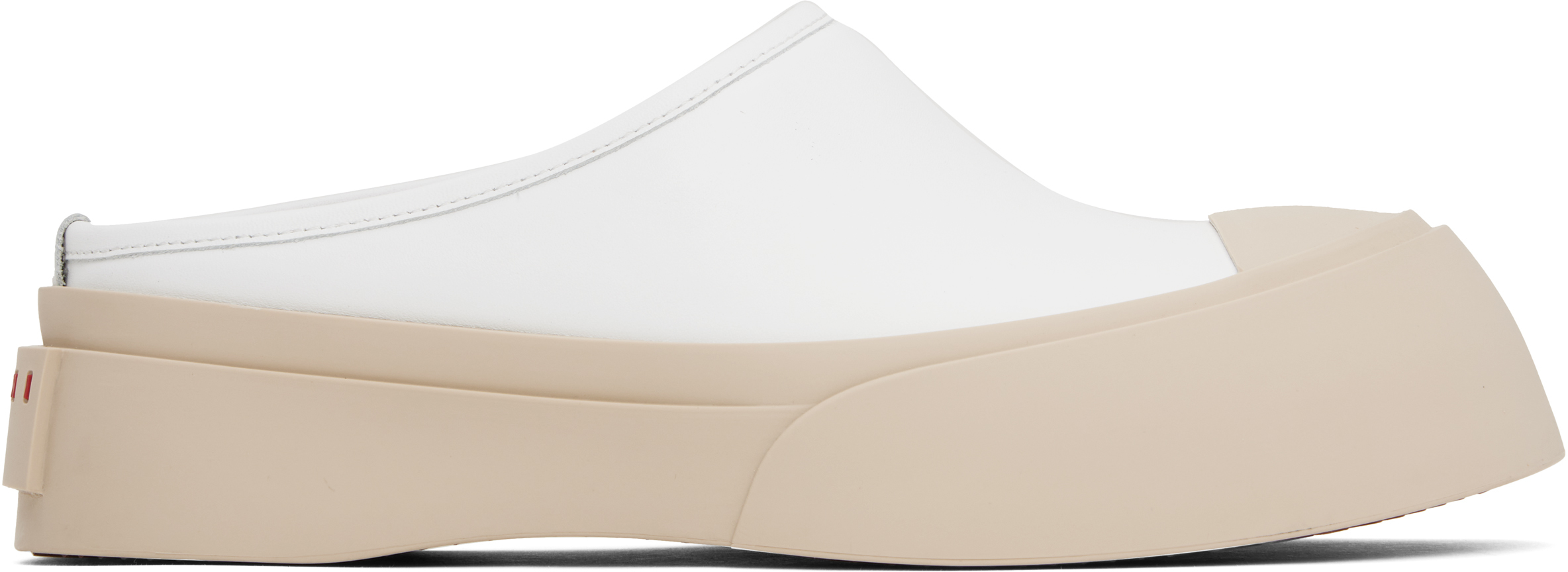 

Белые мокасины Pablo Sabot Slip-on Marni
