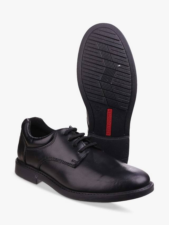 Детские школьные туфли Tim Junior из кожи Hush Puppies, Black — фото 4