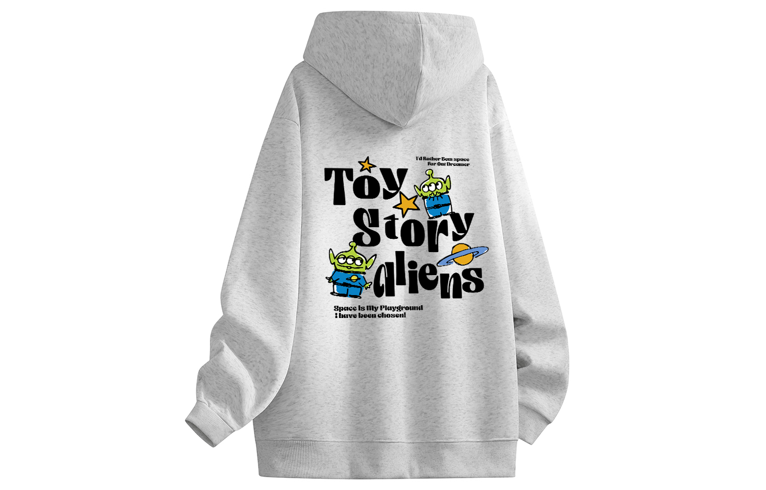 

Толстовка унисекс с капюшоном, средней плотности Disney, белый heather серый fleece-lined