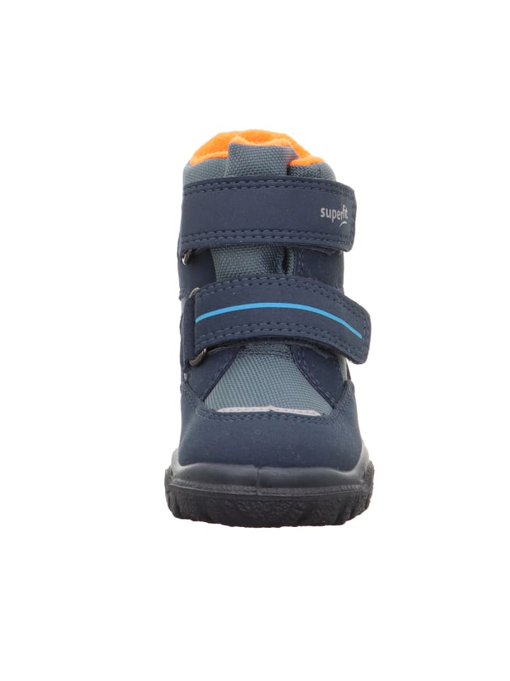 Зимние ботинки HUSKY1 синего/оранжевого цвета superfit — фото 4