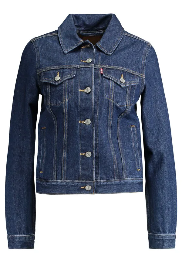 Оригинальная джинсовая куртка дальнобойщика Levi'S, Clean Dark Authentic — фото 4