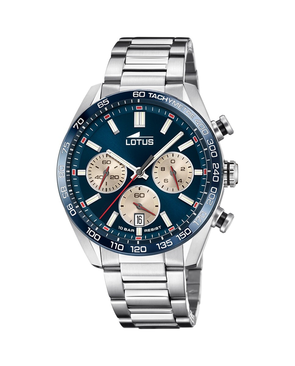 

Мужские часы 18916/2 Chrono из серебристой стали LOTUS, серебро