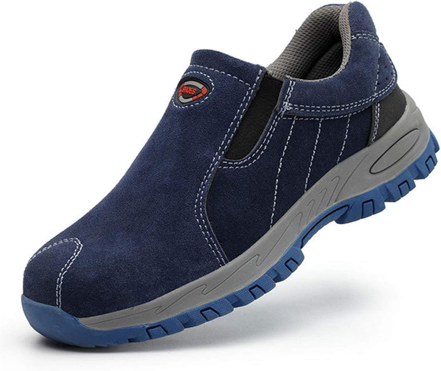 

Стальные ботинки для мужчин и женщин, легкая защитная рабочая обувь, противоскользящая, стойкая к проколам, неразрушимые кроссовки (Цвет: синий, Размер: 8 US) Hisxus