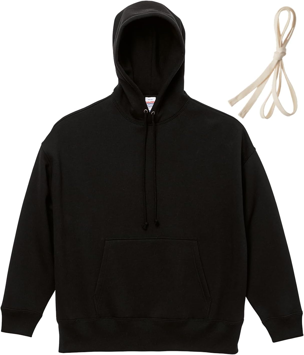 

Толстовка с капюшоном United Athletic Big PO, 10.0 ozT/C, черный