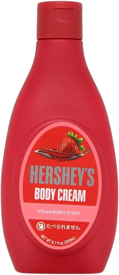 Крем для тела HERSHEY'S SHOBIDO, 200 г, клубничный аромат