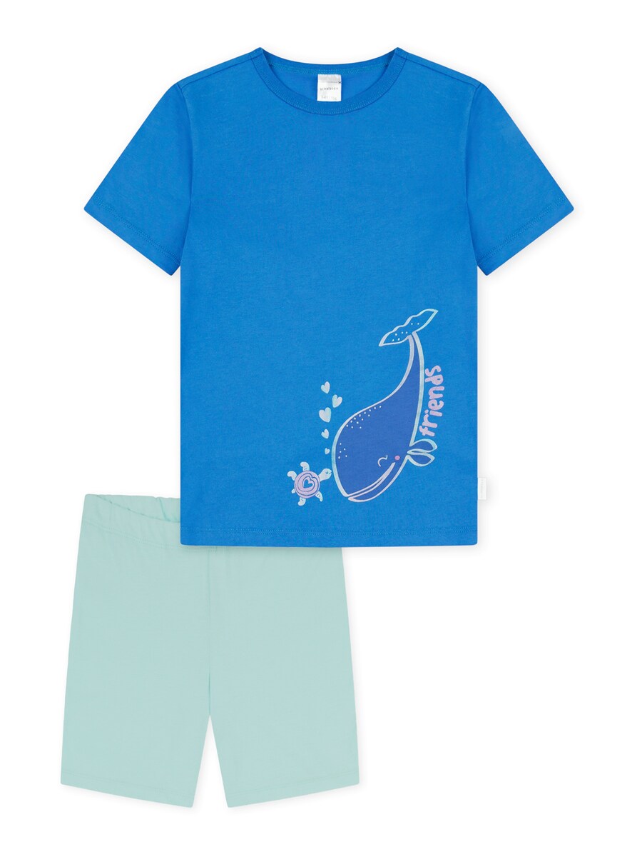 

Пижама SCHIESSER Girls World, цвет Turquoise/Aqua