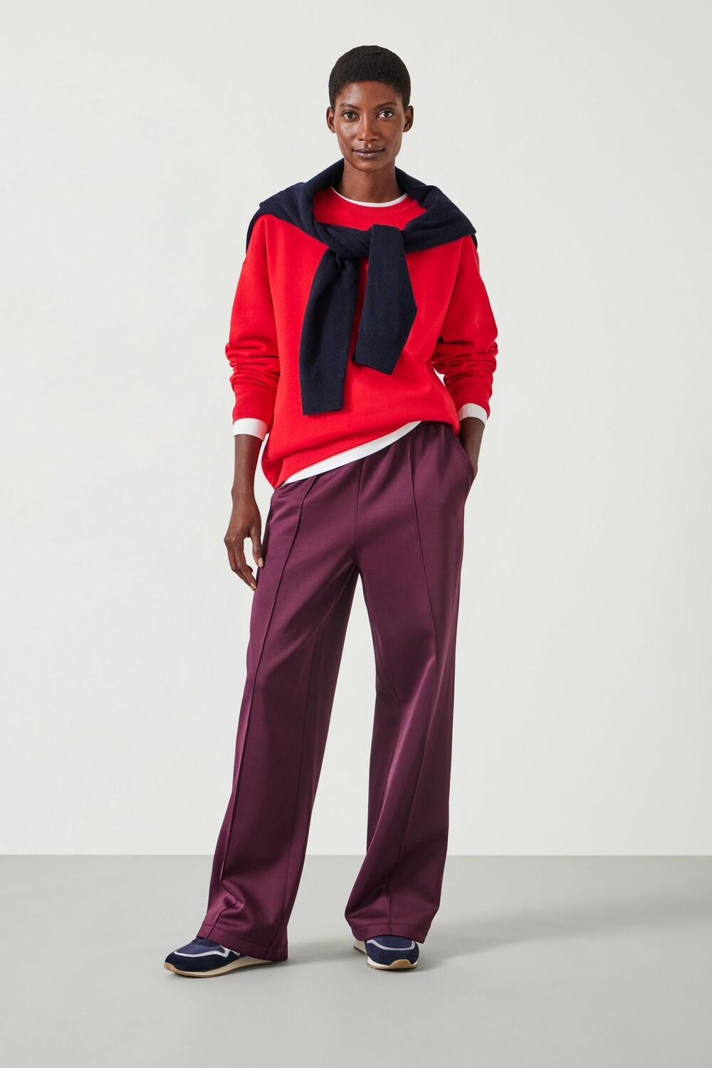 

Толстовка Quaden clean oversize Hush, красный