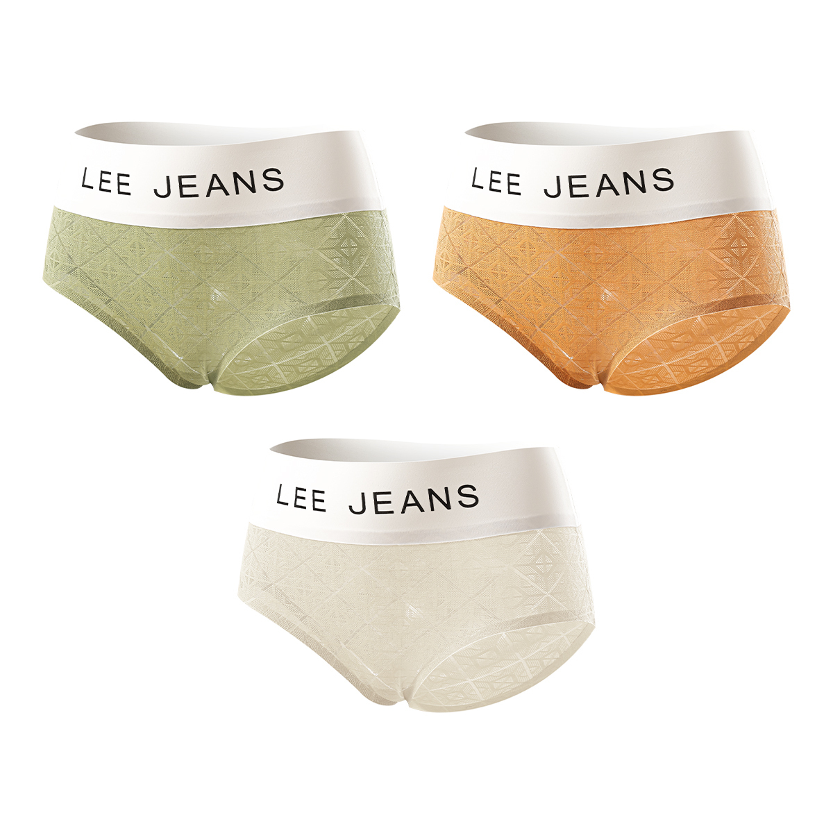 

Женские трусы подарочные наборы Lee, 3 Pack (Green+Brown+Champagne)