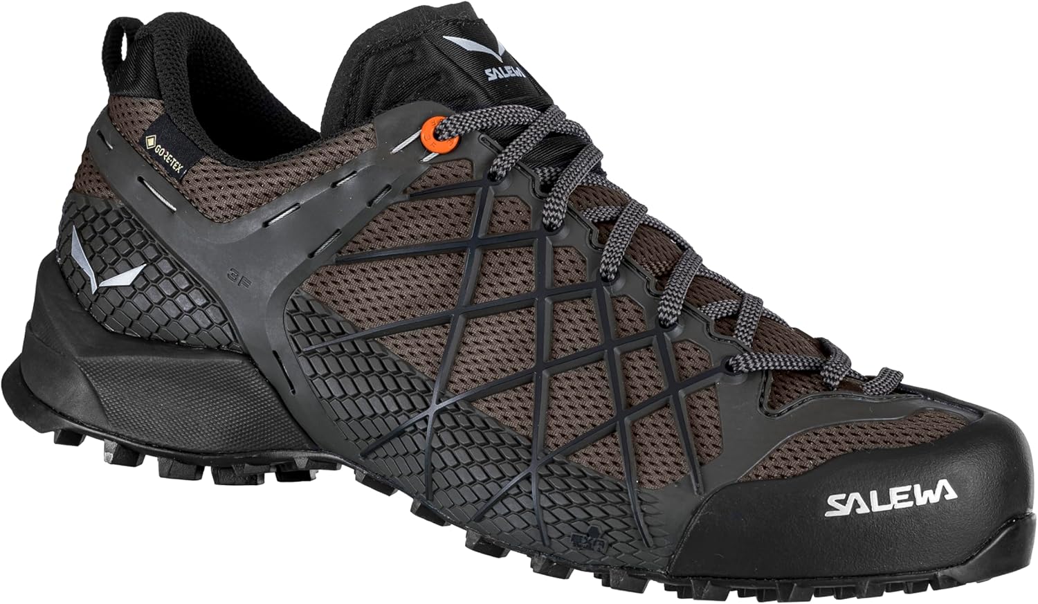Мужские трекинговые ботинки Salewa Wildfire GTX - прочные водонепроницаемые ботинки Gore-Tex для походов и скалолазания, черный — фото 3