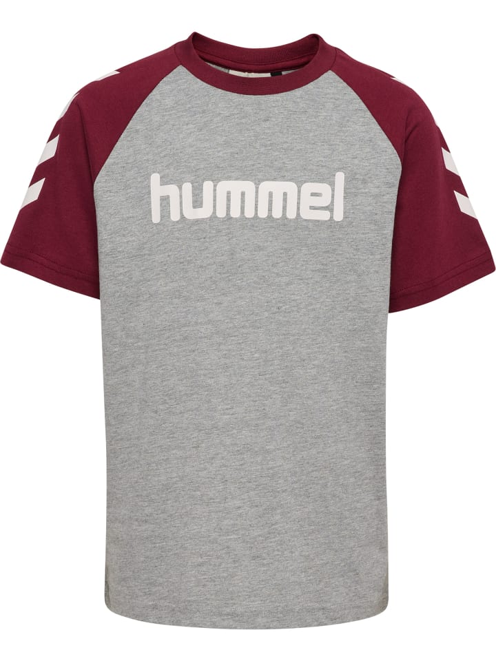 

Футболка Hummel с логотипом Hmljr для детей в цвете ШОКОЛАДНЫЙ ТРЮФЕЛЬ Hummel