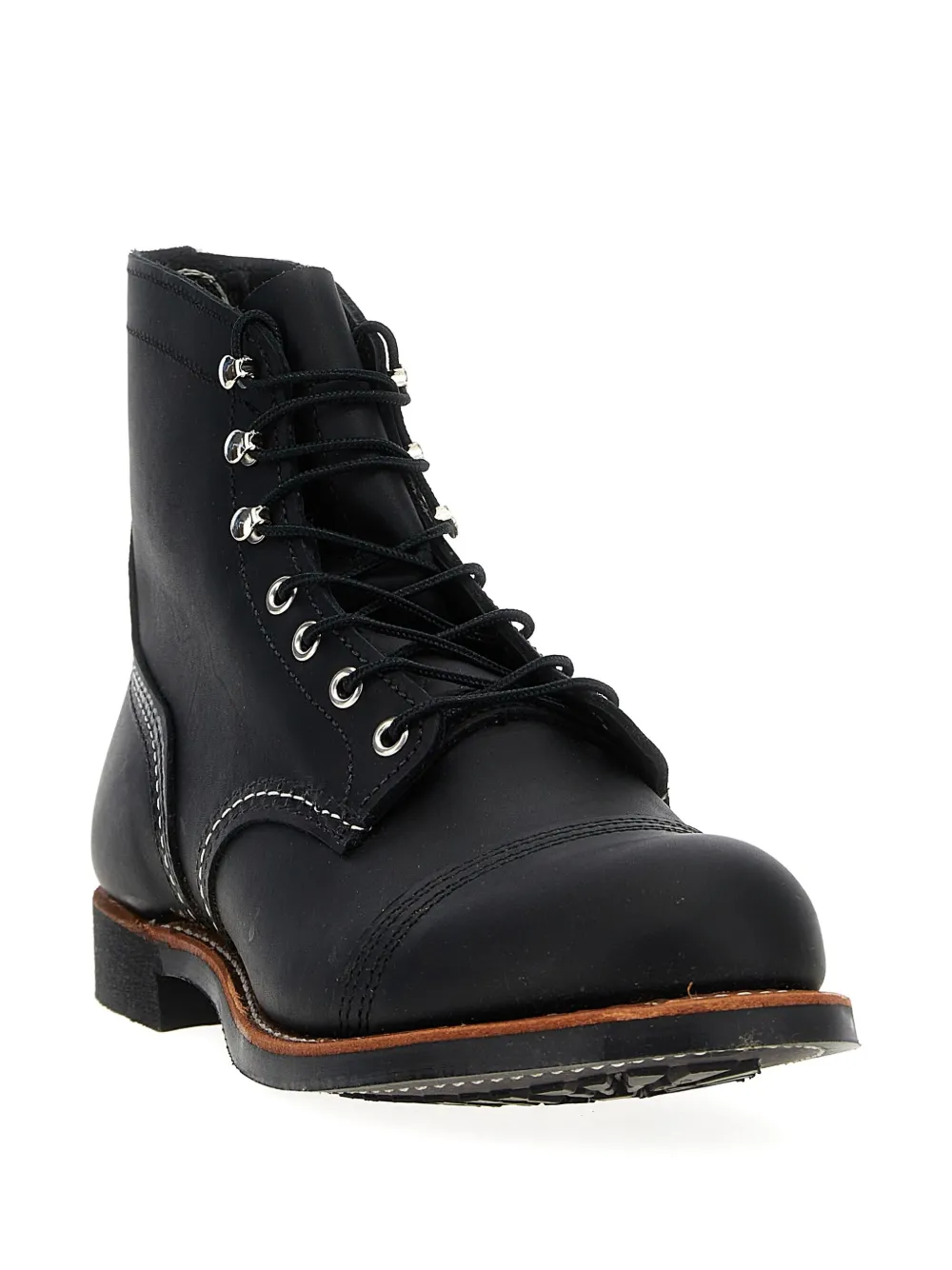 Ботинки Iron Ranger с контрастной прострочкой Red Wing Shoes, черный — фото 2