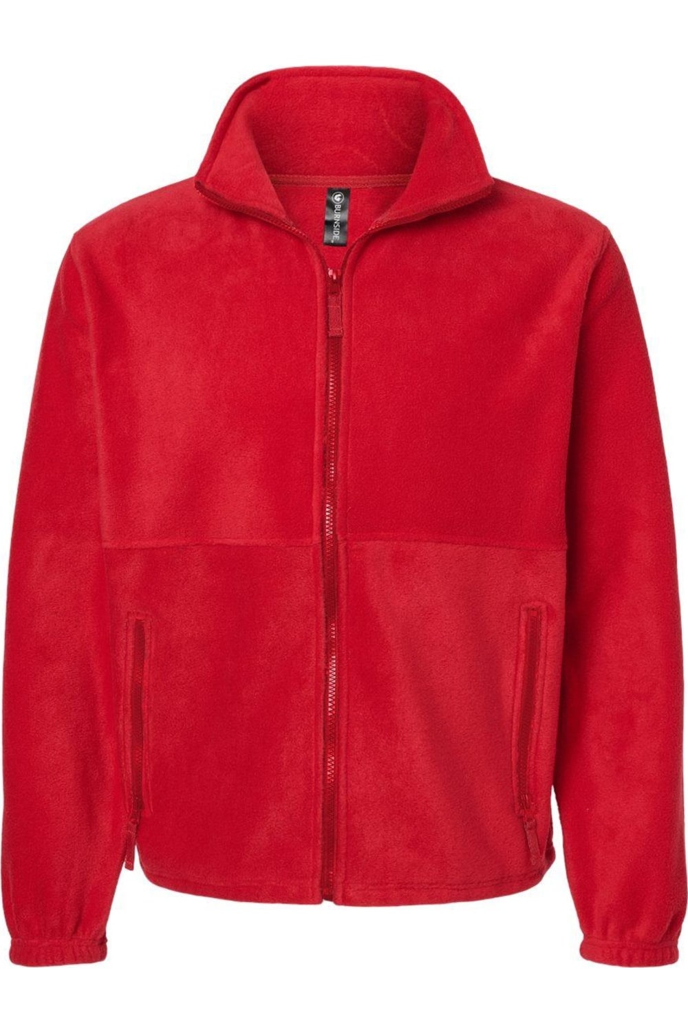 

Куртка Burnside Polar Fleece с застежкой-молнией на всю длину, красный