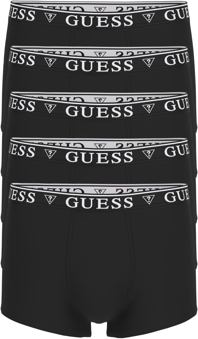 

GUESS мужские Eco Njfmb боксеры 5 шт, Jet Black