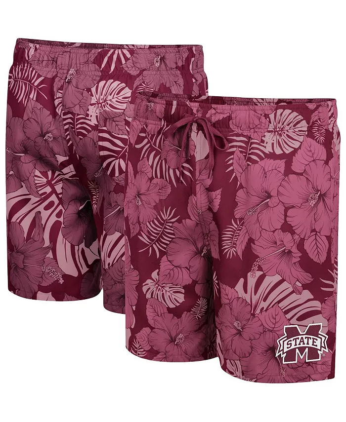 

Мужские бордовые плавки Mississippi State Bulldogs The Dude Colosseum