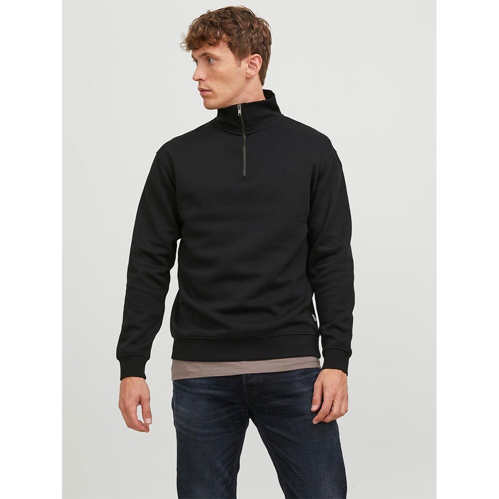 

Свитер Jack & Jones Bradley Half Zip, черный
